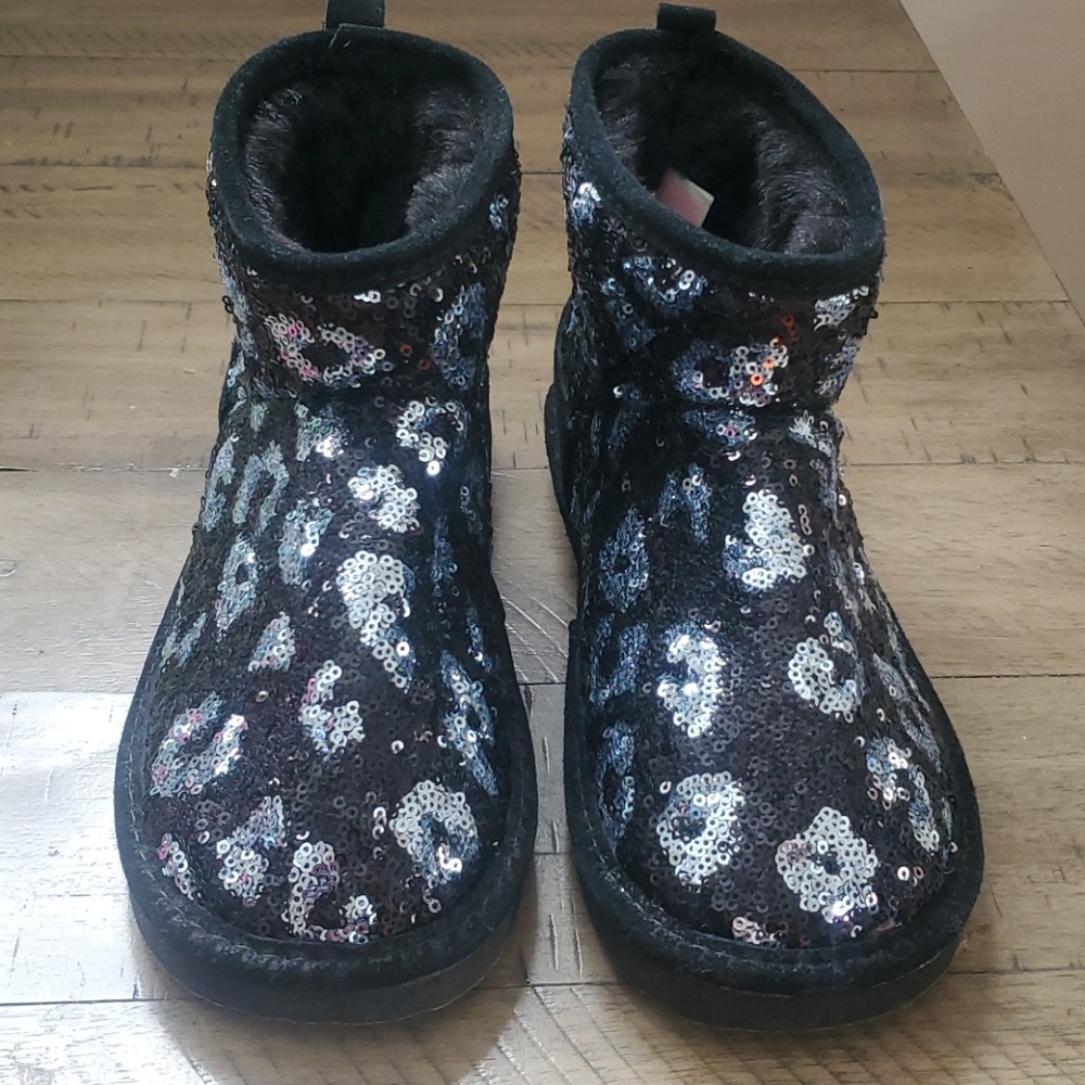 Victoria secret sequins boots